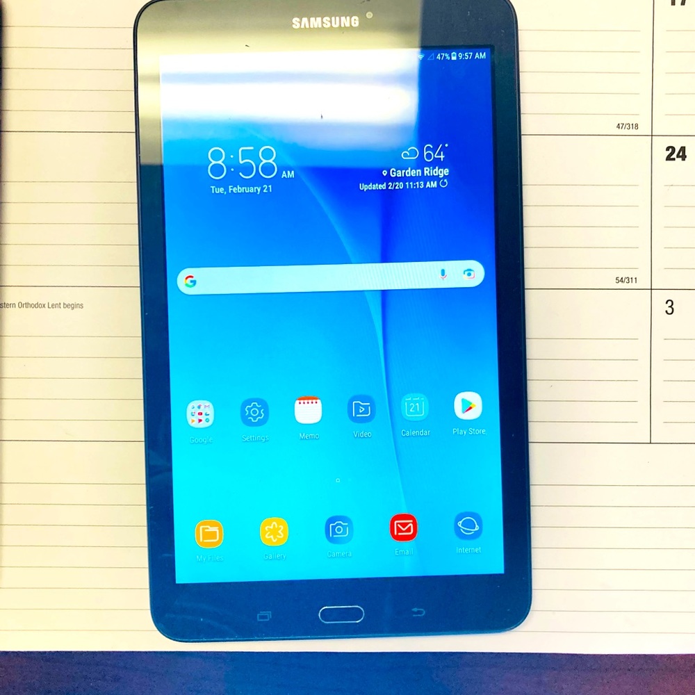 Samsung tablet model:SM-T377P